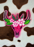 Floral Bull Skull - Mama Tried