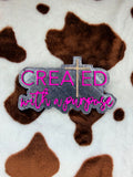 Created with a Purpose - Pink Sands