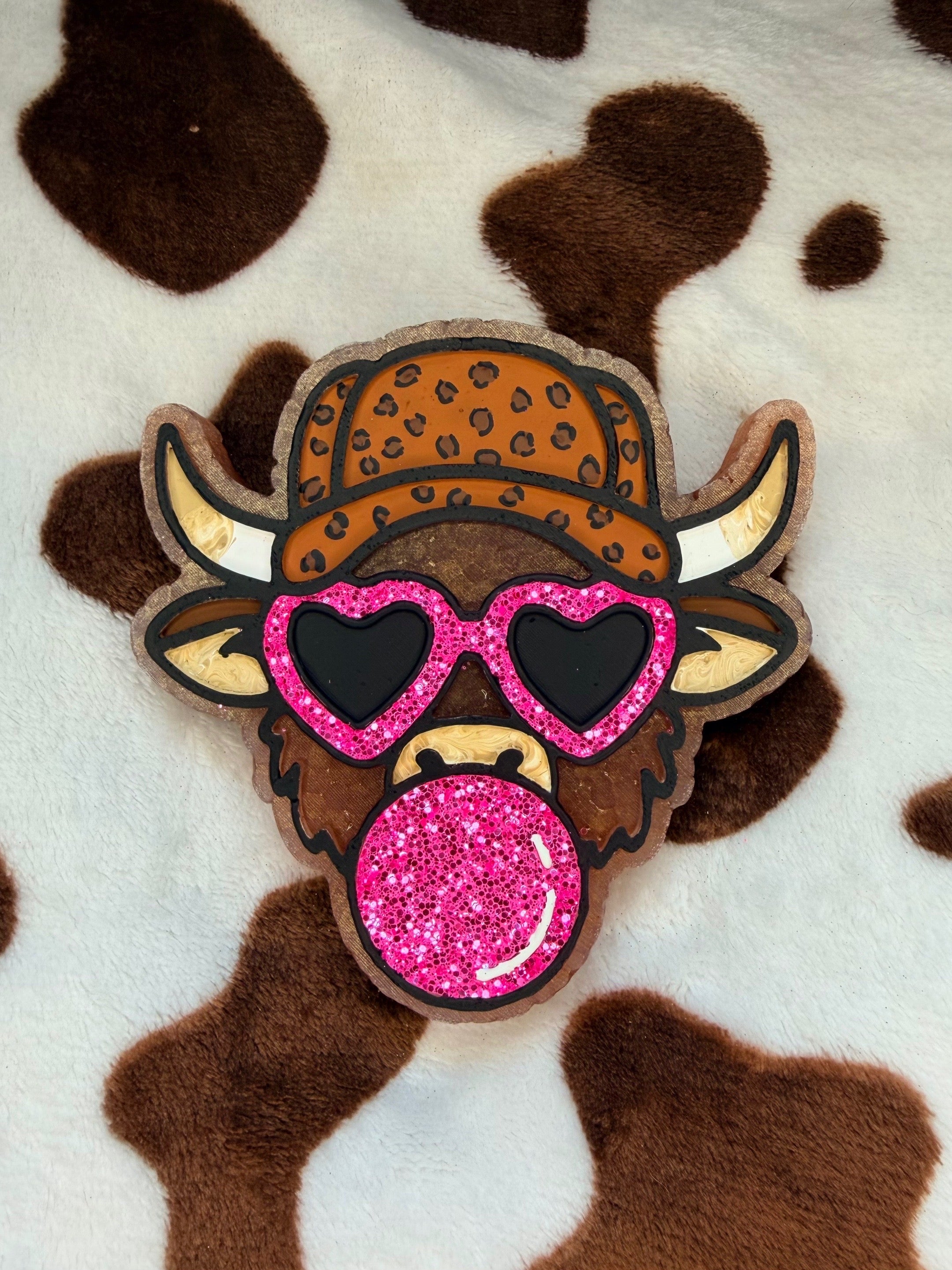 Bubble Country Highland Cow - Coastal Cowgirl